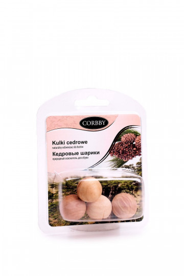 CORBBY Palline di cedro 4 szt.