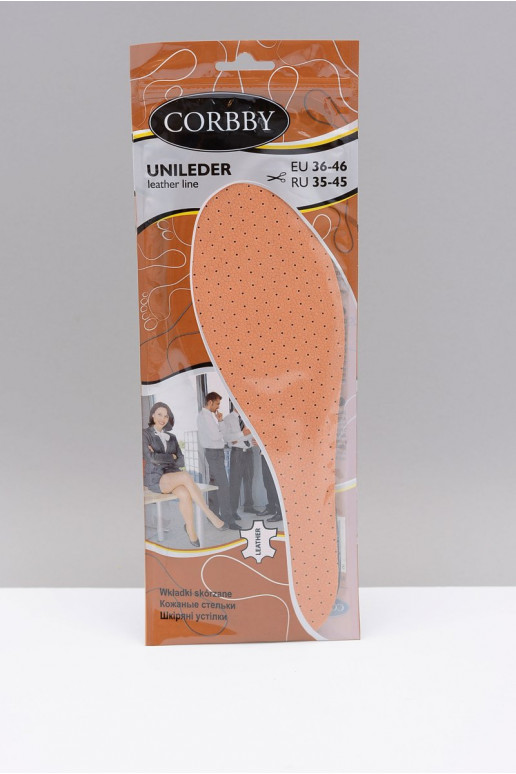 CORBBY UNILEDER solette universali in pelle