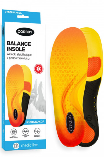 CORBBY BALANCE INSOLE solette stabilizzanti con supporto per l'arco