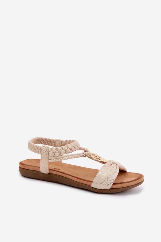 Sandali piatti Artiker 58C0628 colore oro