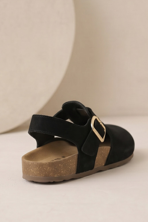 Sandali da donnaAbilitatoturalnego dalla pelle scamosciatau Big Star TT274544 colore nero