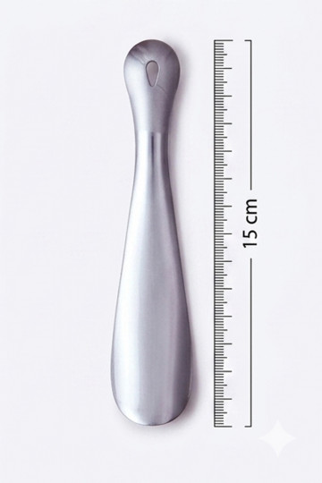 Corbby cucchiaio per scarpe in plastica grigio 15 cm