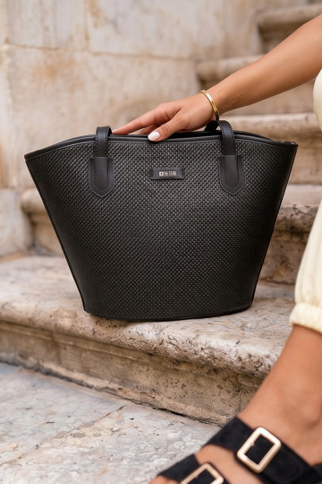 Borsa/borsa con pochette cosmetica Big Star RR574071 nera 2