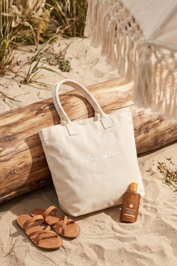 Borsa in tessuto/borsa Big Star RR574237 sabbia chiara 2