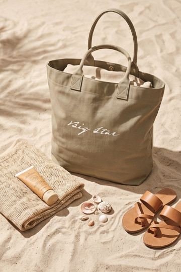 Borsa in tessuto/borsa Big Star RR574235 sabbia scura