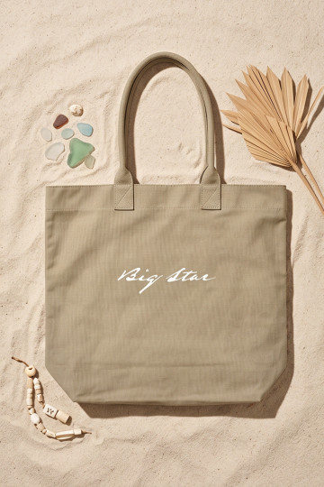 Borsa in tessuto/borsa Big Star RR574235 sabbia scura 2