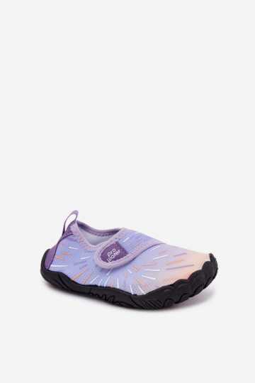 Scarpe per bambini viola con chiusure adesive PROINATER PRO-26-48-103K