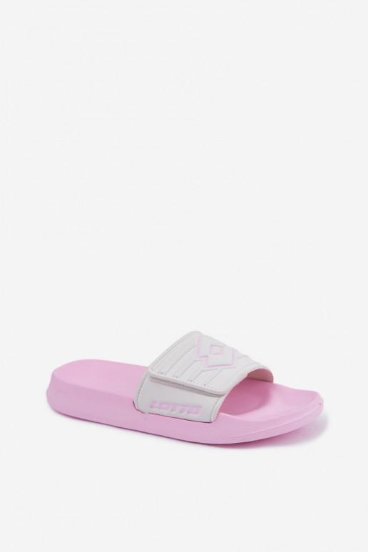 Pantofole rosa-bianche da donna LOTTO FLYDE 2400941U-4110