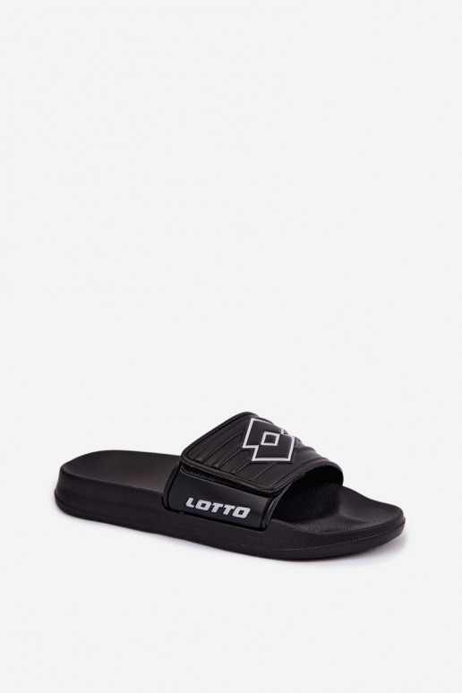 Pantofole nere unisex LOTTO FLYDE 2400940U-1110