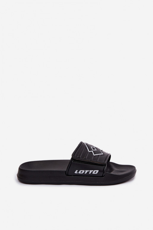 Pantofole nere unisex LOTTO FLYDE 2400940U-1110