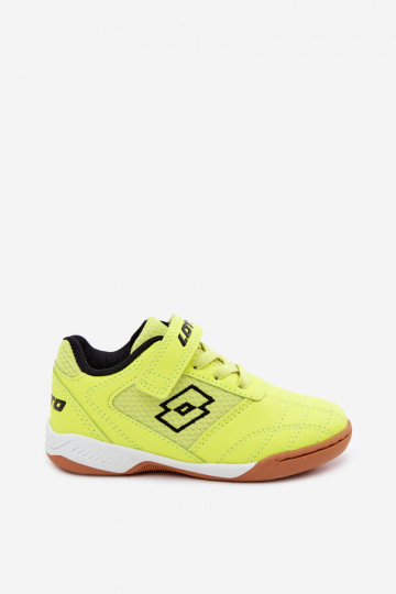 Scarpe sportive per bambini giallo neon LOTTO INHIZZER 2600120K 2