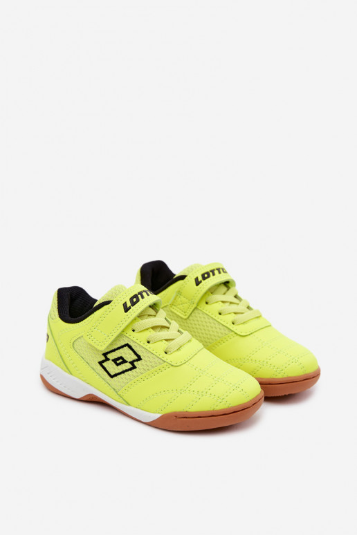 Scarpe sportive per bambini giallo neon LOTTO INHIZZER 2600120K