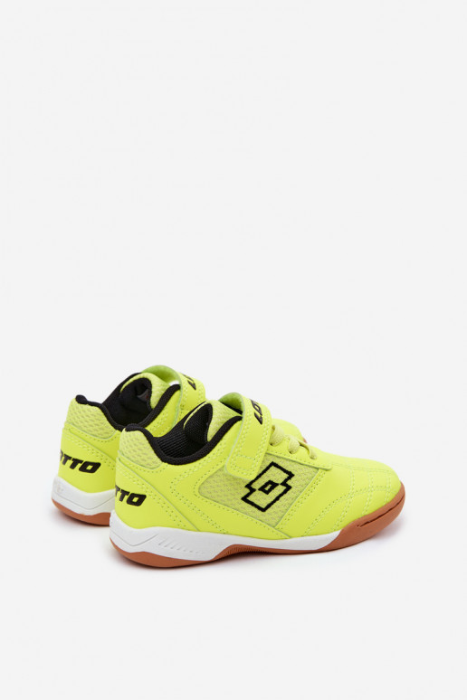 Scarpe sportive per bambini giallo neon LOTTO INHIZZER 2600120K