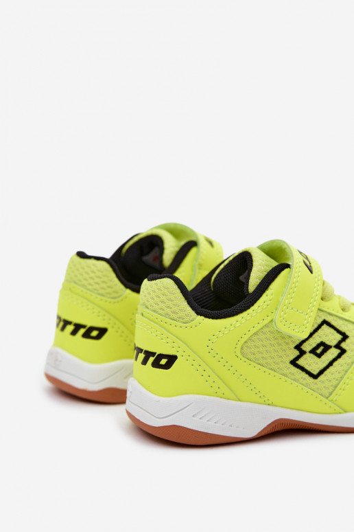 Scarpe sportive per bambini giallo neon LOTTO INHIZZER 2600120K