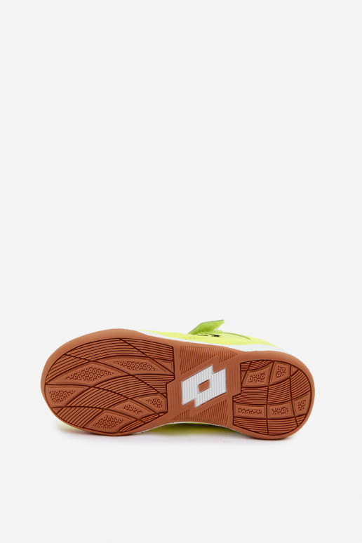 Scarpe sportive per bambini giallo neon LOTTO INHIZZER 2600120K