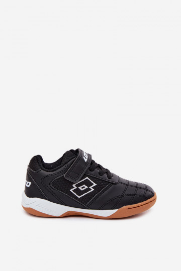 Scarpe sportive per bambini nere LOTTO INHIZZER 2600120K 2