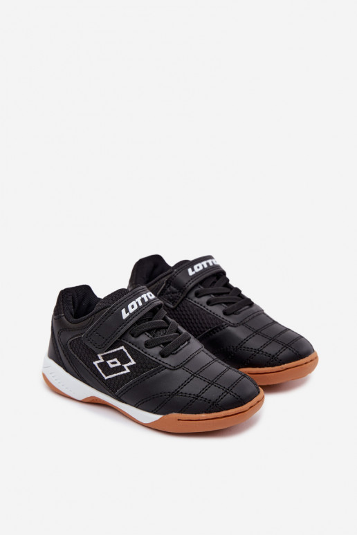 Scarpe sportive per bambini nere LOTTO INHIZZER 2600120K