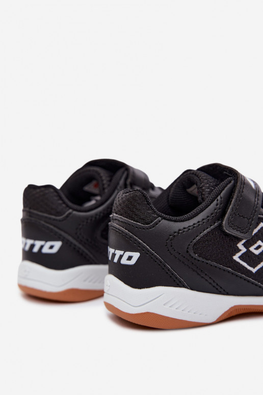 Scarpe sportive per bambini nere LOTTO INHIZZER 2600120K