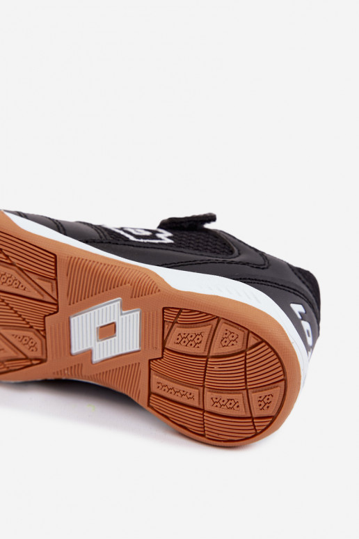 Scarpe sportive per bambini nere LOTTO INHIZZER 2600120K