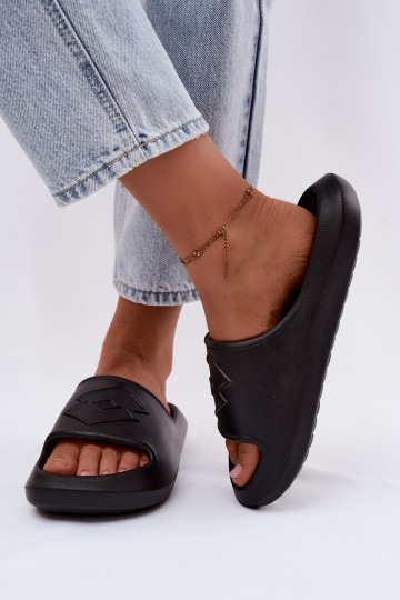 Pantofole leggere da donna LOTTO SLAY 2400471U colore nero