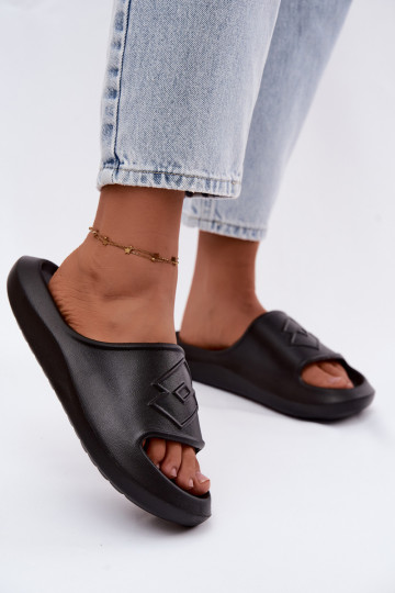 Pantofole leggere da donna LOTTO SLAY 2400471U colore nero 2