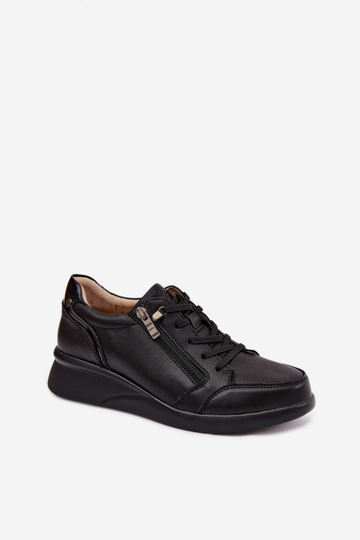 Sneakers da donna con piattaforma Vinceza 79644 colore nero
