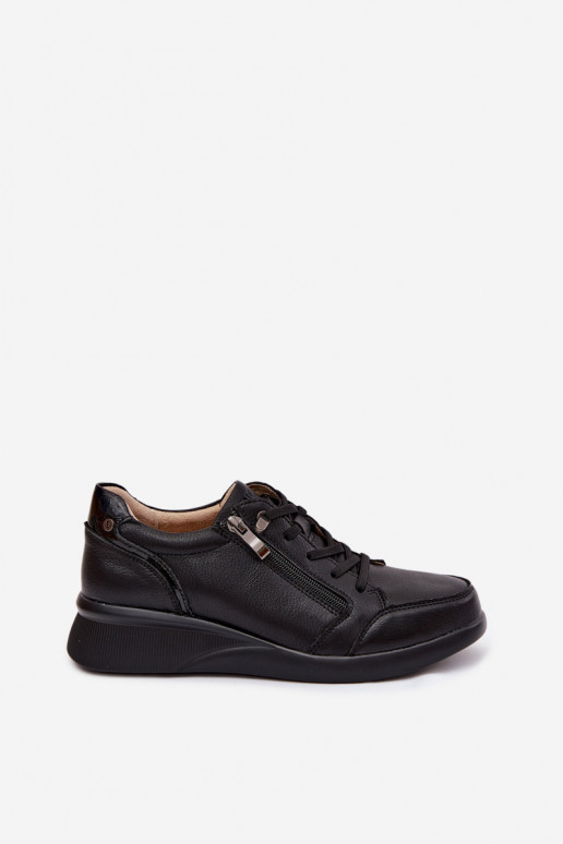 Sneakers da donna con piattaforma Vinceza 79644 colore nero