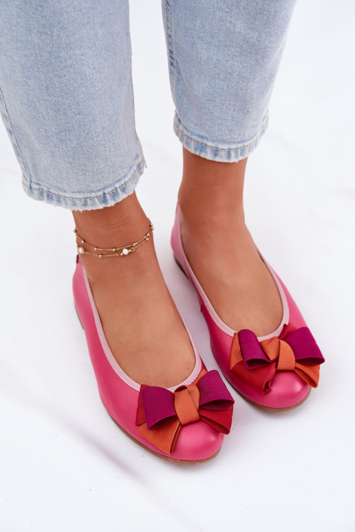 Ballerine rosa con fiocchi Tai turiciejka P6801-15