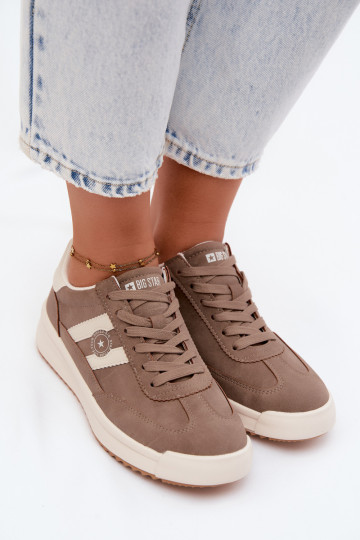 Scarpe sportive per donne Big Star UU274025 in colore sabbia