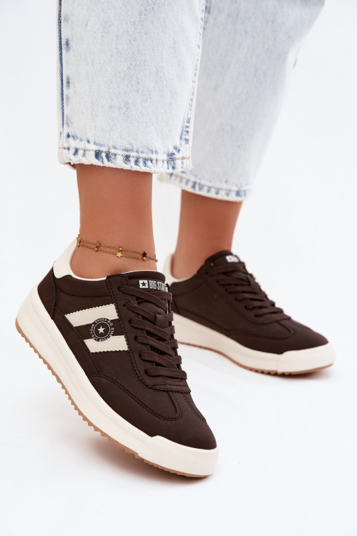 Scarpe sportive per donne Big Star UU274024 in colore cioccolato