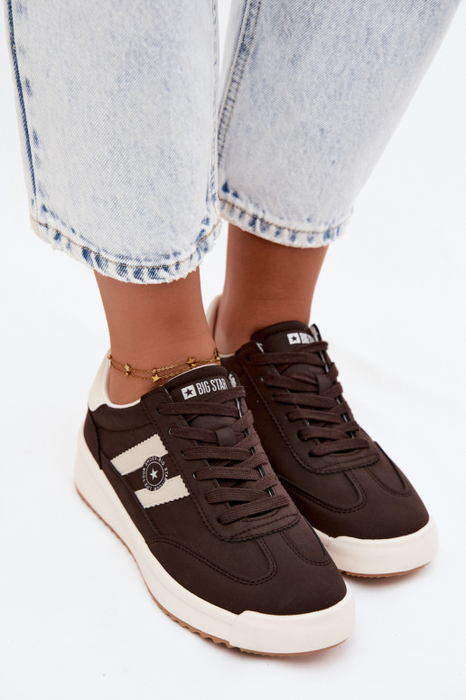 Scarpe sportive per donne Big Star UU274024 in colore cioccolato