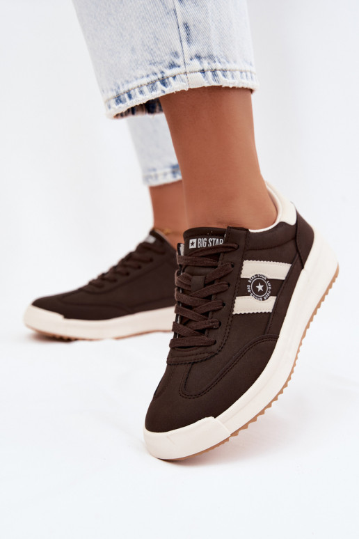 Scarpe sportive per donne Big Star UU274024 in colore cioccolato