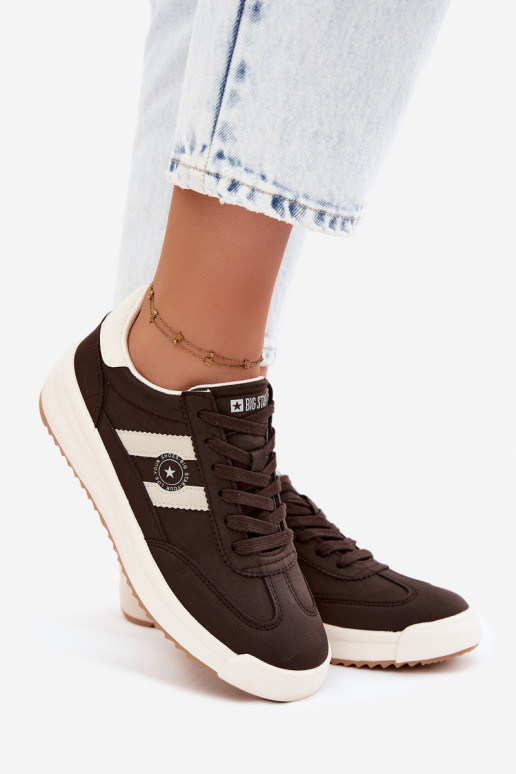 Scarpe sportive per donne Big Star UU274024 in colore cioccolato