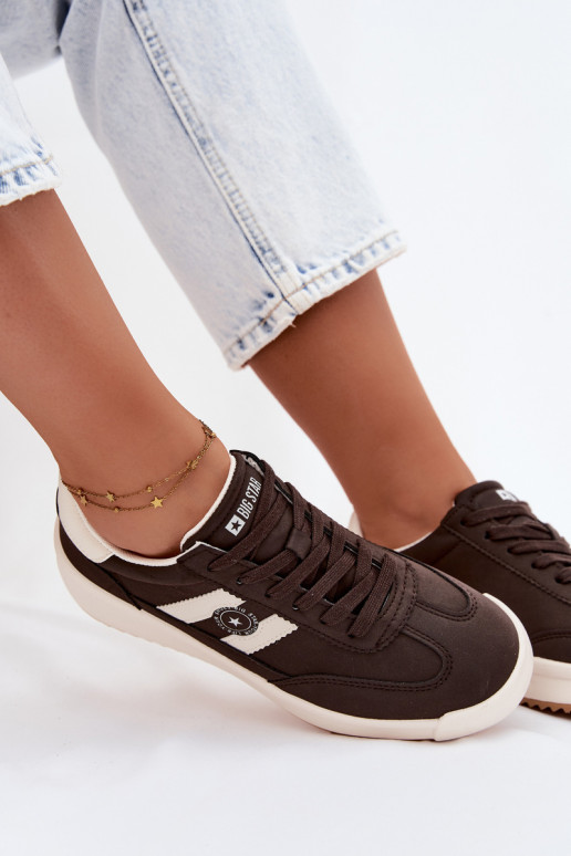 Scarpe sportive per donne Big Star UU274024 in colore cioccolato