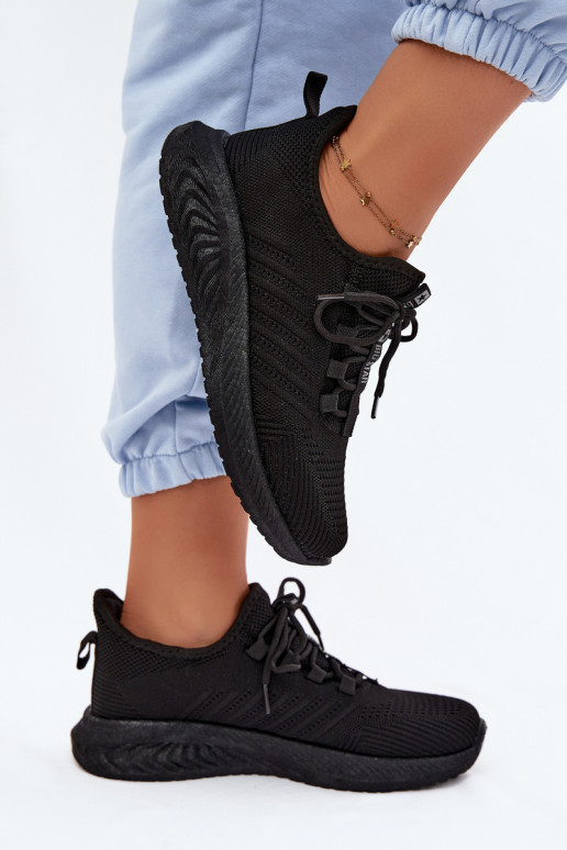 Scarpe sportive slip-on per donne Big Star UU274057 in colore nero