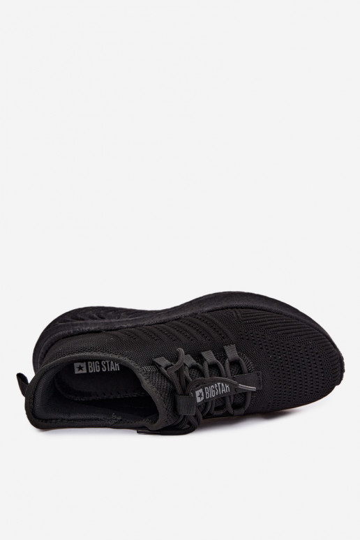 Scarpe sportive slip-on per donne Big Star UU274057 in colore nero