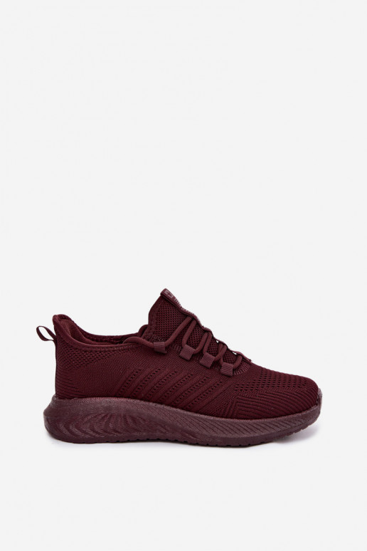 Scarpe sportive slip-on per donne Big Star UU274053 in colore bordeaux