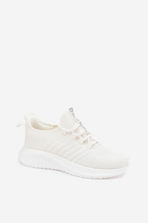 Scarpe sportive slip-on per donne Big Star UU274056 in colore bianco