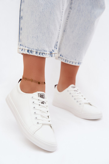 Sneakers da donna bianche in ecopelle Big Star TT274960 2