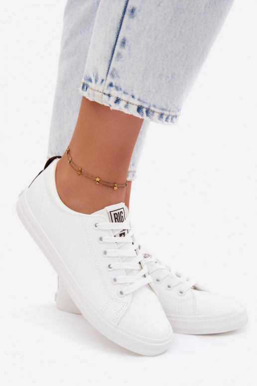 Sneakers da donna bianche in ecopelle Big Star TT274960