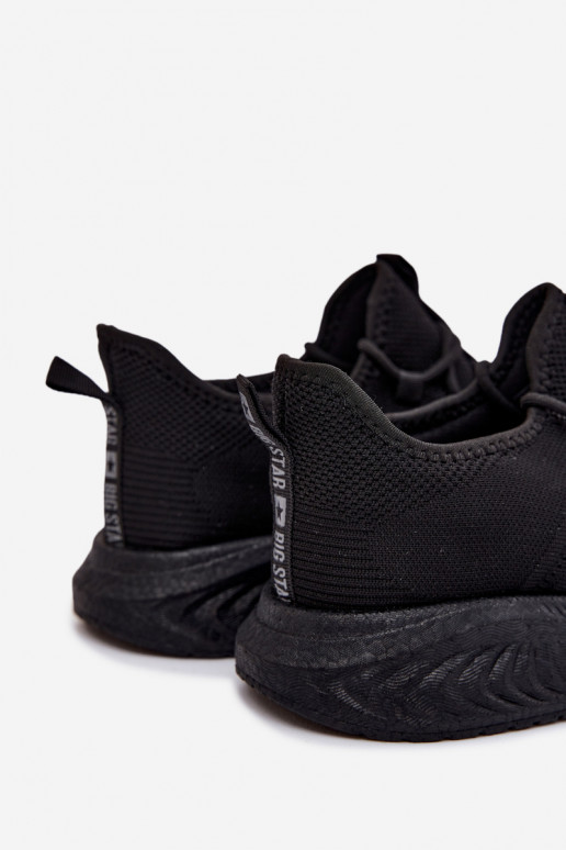 Scarpe sportive da uomo nere Big Star UU174003
