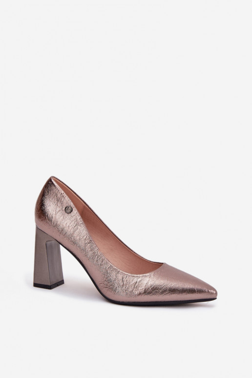 Scarpe con tacco grigie Vinceza 62252