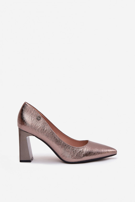 Scarpe con tacco grigie Vinceza 62252