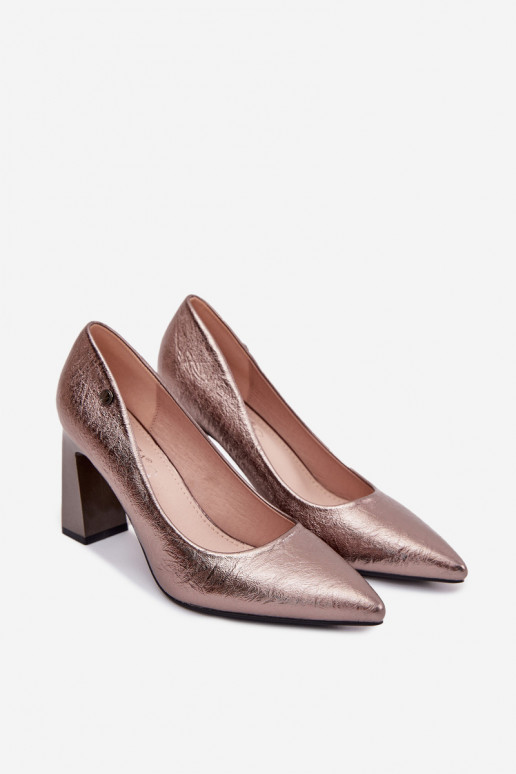 Scarpe con tacco grigie Vinceza 62252