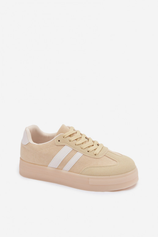 Scarpe sportive gialle con piattaforma Giselia