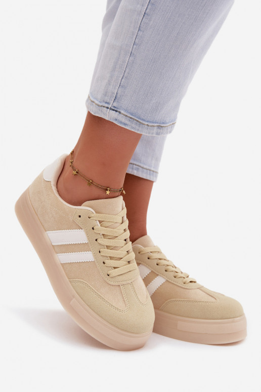 Scarpe sportive gialle con piattaforma Giselia