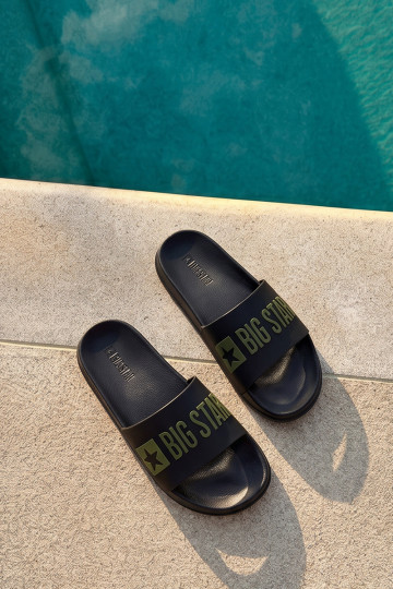 Ciabatte da uomo nere "Big Star SS174359"