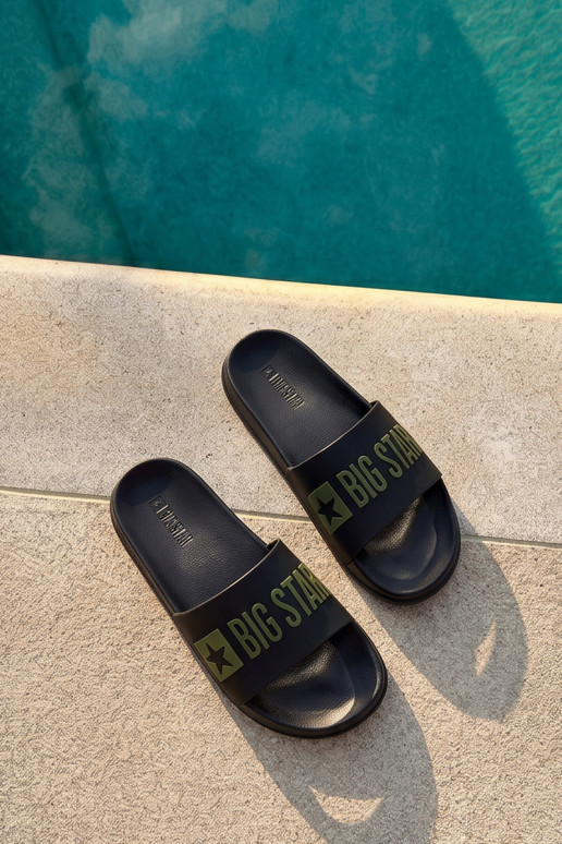 Ciabatte da uomo nere "Big Star SS174359"