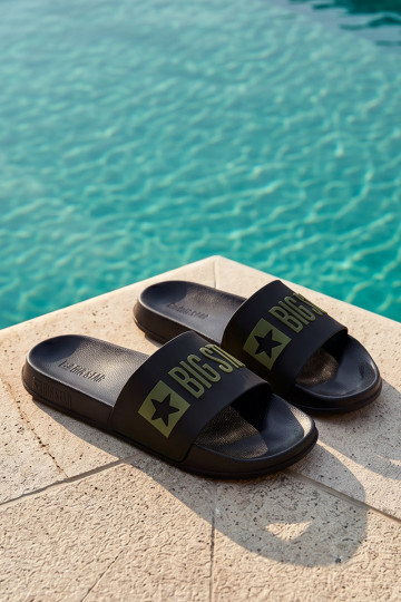 Ciabatte da uomo nere "Big Star SS174359" 2