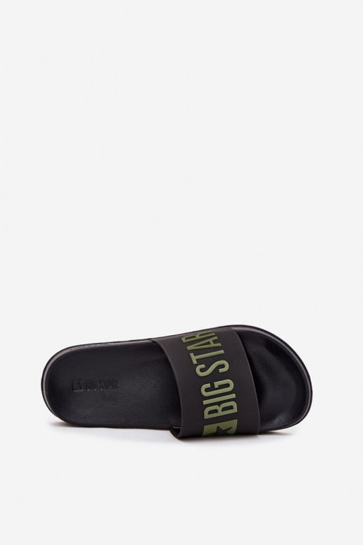 Ciabatte da uomo nere "Big Star SS174359"